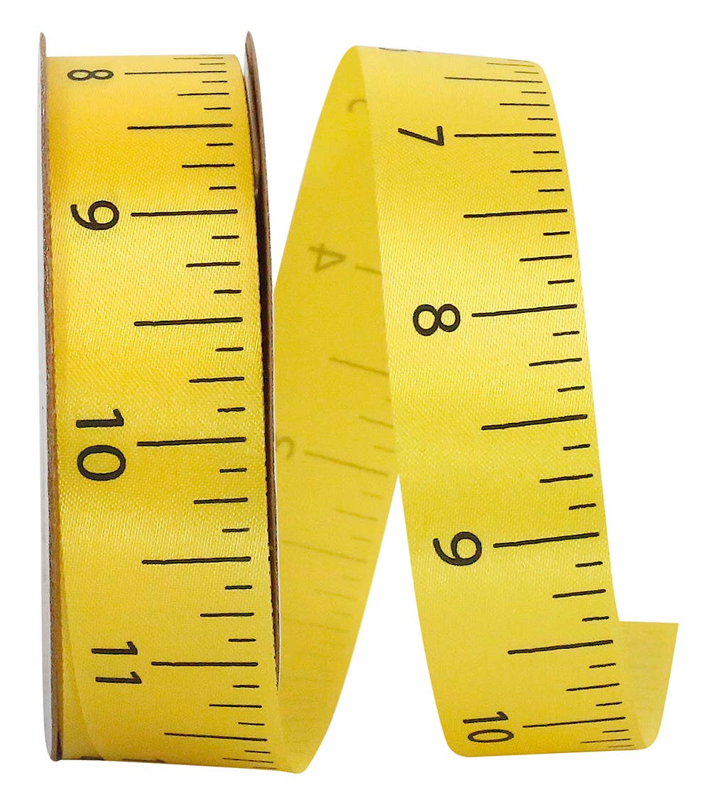 Dyna Ruler, Yellow, 7/8 In, 25 Yards